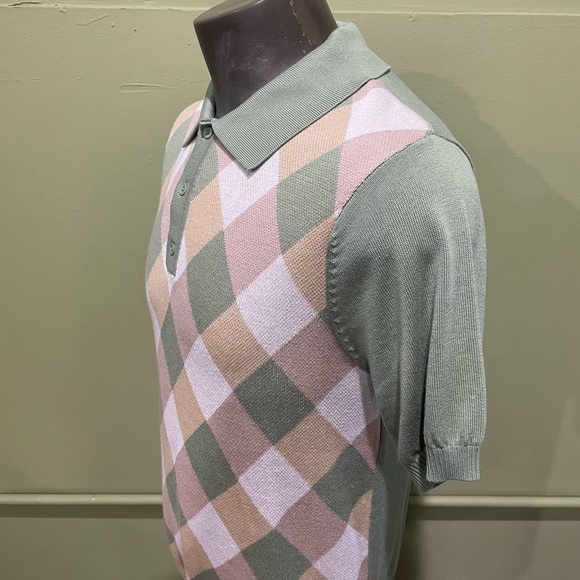 Lavane shirt polo LT olive sweater material regular fit - Picture 2 of 4